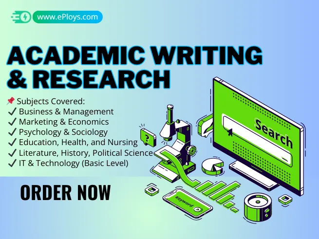 Provide Expert Academic Writing and In-Depth Research Assistance