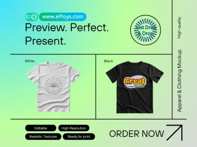 Design Eye-Catching T-Shirt or Merchandise Graphics for Your Brand