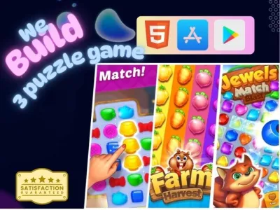 Build a Custom 3 Match Puzzle Game for Android, iOS & Web