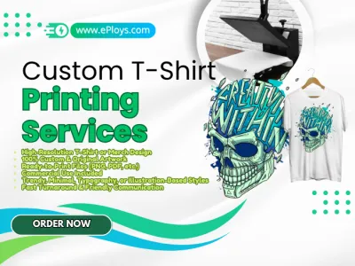 Design Eye-Catching T-Shirt or Merchandise Graphics for Your Brand